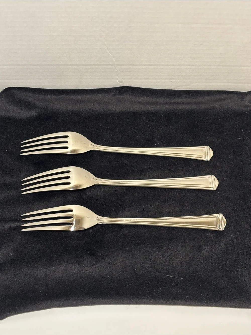 Lenox Dinner Forks Flatware Stainless Set of 3 Metropolitan Dining Replacements